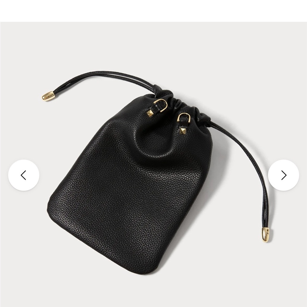 Bandolier Black Drawstring Pouch